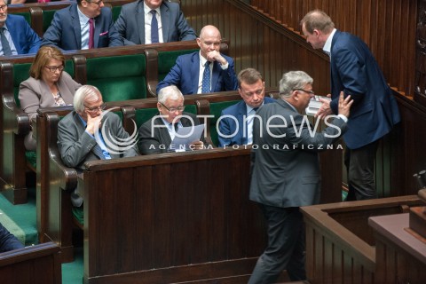  13.04.2018 WARSZAWA SEJM<br />POSIEDZENIE SEJMU<br />N/Z JAROSLAW KACZYNSKI MAREK SUSKI<br /> 