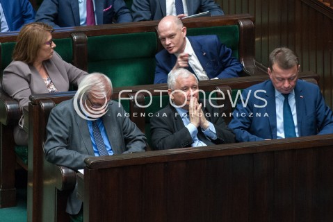  13.04.2018 WARSZAWA SEJM<br />POSIEDZENIE SEJMU<br />N/Z JAROSLAW KACZYNSKI<br /> 
