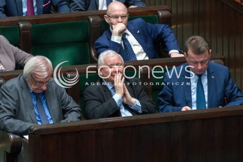  13.04.2018 WARSZAWA SEJM<br />POSIEDZENIE SEJMU<br />N/Z JAROSLAW KACZYNSKI<br /> 