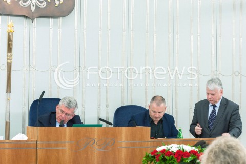  13.04.2018 WARSZAWA SENAT<br />POSIEDZENIE SENATU<br />N/Z STANISLAW KARCZEWSKI BOGDAN BORUSEWICZ<br /> 