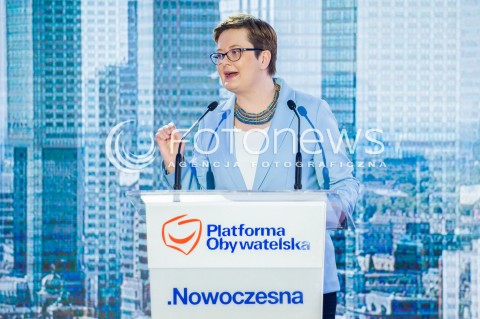  14.04.2018 WARSZAWA<br />WSPOLNA KONWENCJA PLATFORMY OBYWATELSKIEJ I NOWOCZESNEJ<br />N/Z KATARZYNA LUBNAUER <br /> 