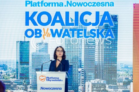  14.04.2018 WARSZAWA<br />WSPOLNA KONWENCJA PLATFORMY OBYWATELSKIEJ I NOWOCZESNEJ<br />N/Z KAMILA GASIUK PIHOWICZ<br /> 