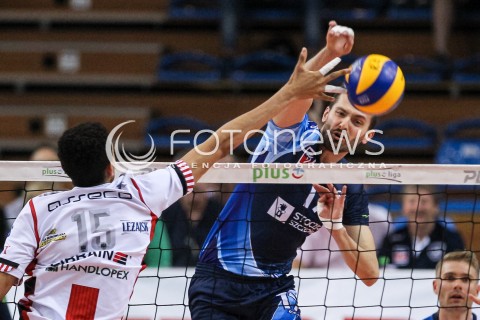  15.04.2018 RZESZOW<br />SIATKOWKA PLUSLIGA 2017/2018 MEN VOLLEYBALL POLAND POLISH PLUS LIGA LEAGUE SEASON 2017/2018 <br />MECZ ASSECO RESOVIA RZESZOW - STOCZNIA SZCZECIN <br />N/Z BARTOSZ GAWRYSZEWSKI <br /> 