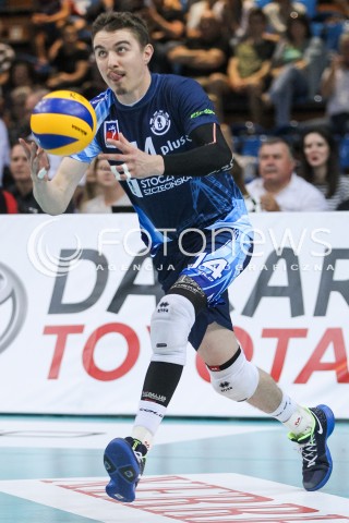  15.04.2018 RZESZOW<br />SIATKOWKA PLUSLIGA 2017/2018 MEN VOLLEYBALL POLAND POLISH PLUS LIGA LEAGUE SEASON 2017/2018 <br />MECZ ASSECO RESOVIA RZESZOW - STOCZNIA SZCZECIN <br />N/Z EEMI TERVAPORTTI SYLWETKA <br /> 
