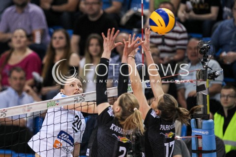  16.04.2018 RZESZOW <br />SIATKOWKA LIGA SIATKOWKI KOBIET LSK 2017/2018 WOMEN VOLLEYBALL POLAND POLISH LEAGUE <br />FAZA PLAYOFF - POLFINAL - 1. MECZ<br />MECZ DEVELOPRES SKYRES RZESZOW - LKS COMMERCECON LODZ <br />N/Z JELENA BLAGOJEVIC <br /> 