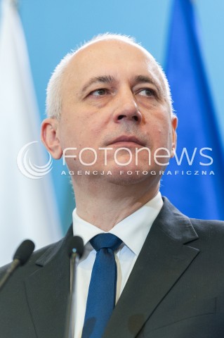  17.04.2018 WARSZAWA<br />KONFERENCJA PREMIERA MATEUSZA MORAWIECKIEGO I MINISTRA JOACHIMA BRUDZINSKIEGO<br />N/Z JOACHIM BRUDZINSKI<br /> 