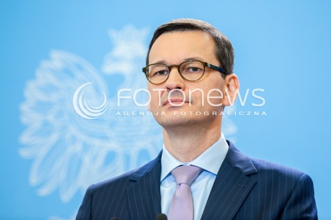  17.04.2018 WARSZAWA<br />KONFERENCJA PREMIERA MATEUSZA MORAWIECKIEGO I MINISTRA JOACHIMA BRUDZINSKIEGO<br />N/Z PREMIER MATEUSZ MORAWIECKI<br /> 