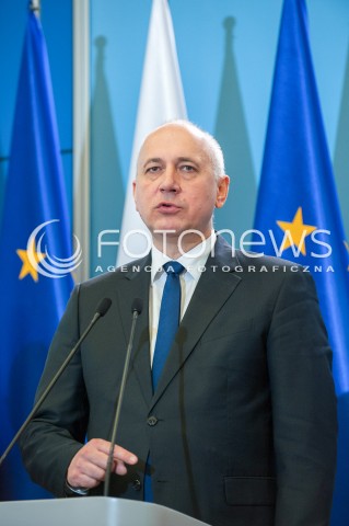  17.04.2018 WARSZAWA<br />KONFERENCJA PREMIERA MATEUSZA MORAWIECKIEGO I MINISTRA JOACHIMA BRUDZINSKIEGO<br />N/Z JOACHIM BRUDZINSKI<br /> 