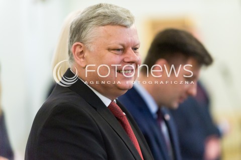  17.04.2018 WARSZAWA PALAC PREZYDENCKI<br />POWOLANIE NOWEGO MINISTRA CYFRYZACJI MARKA ZAGORSKIEGO<br />N/Z MAREK SUSKI<br /> 