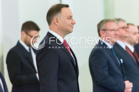  17.04.2018 WARSZAWA PALAC PREZYDENCKI<br />POWOLANIE NOWEGO MINISTRA CYFRYZACJI MARKA ZAGORSKIEGO<br />N/Z PREZYDENT RP ANDRZEJ DUDA <br /> 