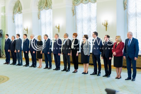  17.04.2018 WARSZAWA PALAC PREZYDENCKI<br />POWOLANIE NOWEGO MINISTRA CYFRYZACJI MARKA ZAGORSKIEGO<br />N/Z RADA MINISTROW MINISTER CYFRYZACJI MAREK ZAGORSKI<br /> 