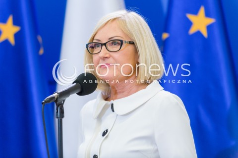  17.04.2018 WARSZAWA <br />KONFERENCJA PREMIERA MATEUSZA MORAWIECKIEGO I MINISTRA JOACHIMA BRUDZINSKIEGO <br />N/Z JOANNA KOPCINSKA<br /> 