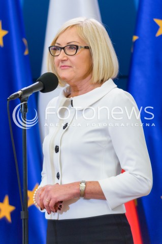  17.04.2018 WARSZAWA <br />KONFERENCJA PREMIERA MATEUSZA MORAWIECKIEGO I MINISTRA JOACHIMA BRUDZINSKIEGO <br />N/Z JOANNA KOPCINSKA<br /> 