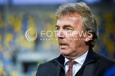  17.04.2018 GDYNIA <br />PILKA NOZNA - PUCHAR POLSKI PZPN<br />POLFINAL MECZ DRUGI<br />MECZ ARKA GDYNIA - KORONA KIELCE<br />N/Z ZBIGNIEW BONIEK PORTRET<br /> 