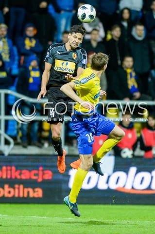  17.04.2018 GDYNIA <br />PILKA NOZNA - PUCHAR POLSKI PZPN<br />POLFINAL MECZ DRUGI<br />MECZ ARKA GDYNIA - KORONA KIELCE<br />N/Z AKOS KECSKES<br /> 