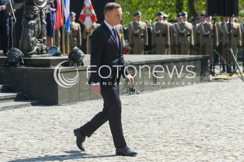  19.04.2018 WARSZWA<br />75 ROCZNICA WYBUCHU POWSTANIA W GETCIE WARSZAWSKIM<br />N/Z PREZYDENT RP ANDRZEJ DUDA <br /> 