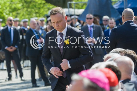  19.04.2018 WARSZWA<br />75 ROCZNICA WYBUCHU POWSTANIA W GETCIE WARSZAWSKIM<br />N/Z PREZYDENT RP ANDRZEJ DUDA <br /> 