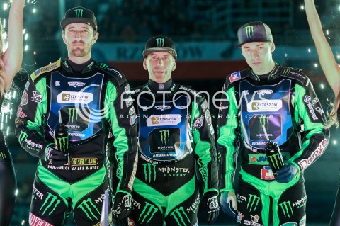 20.04.2018 RZESZOW <br />ZUZEL SPEEDWAY<br />DRUGA RUNDA ZAWODOW SPEEDWAY BEST PAIRS 2018 W RZESZOWIE<br />N/Z GREG HANCOCK CHRIS HOLDER PAWEL PRZEDPELSKI<br /> 