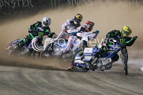  20.04.2018 RZESZOW <br />ZUZEL SPEEDWAY<br />DRUGA RUNDA ZAWODOW SPEEDWAY BEST PAIRS 2018 W RZESZOWIE<br />N/Z EDWARD MAZUR (CZERWONY), GREG HANCOCK (BIALY), GLEB CZUGUNOW (NIEBIESKI), CHRIS HOLDER (ZOLTY)<br /> 