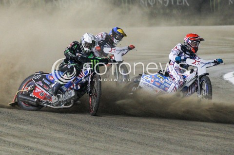  20.04.2018 RZESZOW <br />ZUZEL SPEEDWAY<br />DRUGA RUNDA ZAWODOW SPEEDWAY BEST PAIRS 2018 W RZESZOWIE<br />N/Z EDWARD MAZUR (CZERWONY), GREG HANCOCK (BIALY), CHRIS HOLDER (ZOLTY)<br /> 