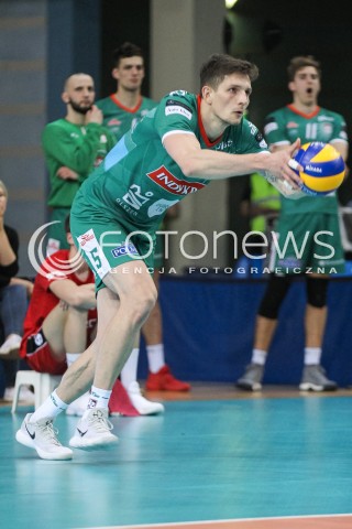  21.04.2018 RZESZOW<br />SIATKOWKA PLUSLIGA 2017/2018 MEN VOLLEYBALL POLAND POLISH PLUS LIGA LEAGUE SEASON 2017/2018<br />FAZA PLAY-OFF - CWIERCFINAL - 2. MECZ<br />MECZ ASSECO RESOVIA RZESZOW - INDYKPOL AZS OLSZTYN <br />N/Z MILOSZ ZNISZCZOL SYLWETKA <br /> 