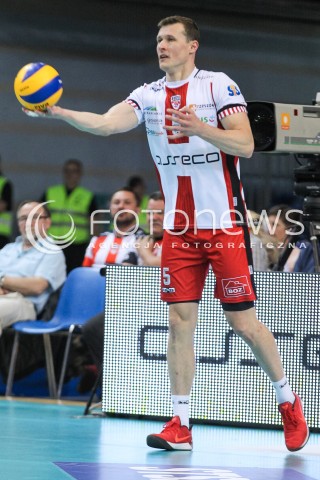  21.04.2018 RZESZOW<br />SIATKOWKA PLUSLIGA 2017/2018 MEN VOLLEYBALL POLAND POLISH PLUS LIGA LEAGUE SEASON 2017/2018<br />FAZA PLAY-OFF - CWIERCFINAL - 2. MECZ<br />MECZ ASSECO RESOVIA RZESZOW - INDYKPOL AZS OLSZTYN <br />N/Z LUKAS TICHACEK SYLWETKA <br /> 