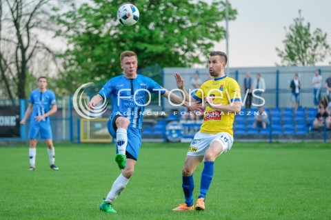  21.04.2018 JAROSLAW <br />PILKA NOZNA III LIGA 2017/2018 GRUPA IV <br />MECZ JKS 1909 JAROSLAW - MOTOR LUBLIN <br />N/Z MARCIN BURKHARDT<br /> 
