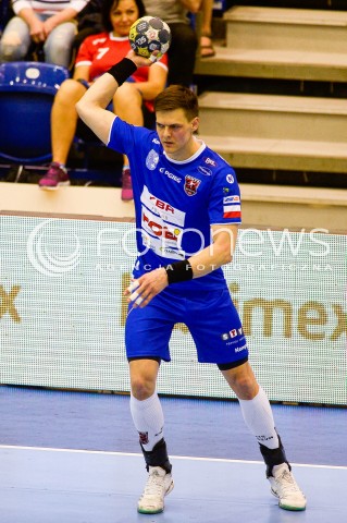  21.04.2018 GDANSK<br />PGNIG SUPERLIGA W PILCE RECZNEJ<br />SEZON 2017/2018<br />MECZ WYBRZEZE GDANSK - MMTS KWIDZYN<br />N/Z KAMIL KRIEGER SYLWETKA<br /> 