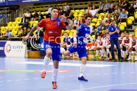  21.04.2018 GDANSK<br />PGNIG SUPERLIGA W PILCE RECZNEJ<br />SEZON 2017/2018<br />MECZ WYBRZEZE GDANSK - MMTS KWIDZYN<br />N/Z DAMIAN KOSTRZEWA<br /> 
