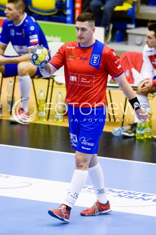  21.04.2018 GDANSK<br />PGNIG SUPERLIGA W PILCE RECZNEJ<br />SEZON 2017/2018<br />MECZ WYBRZEZE GDANSK - MMTS KWIDZYN<br />N/Z DAMIAN KOSTRZEWA SYLWETKA<br /> 