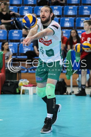  22.04.2018 RZESZOW<br />SIATKOWKA PLUSLIGA 2017/2018 MEN VOLLEYBALL POLAND POLISH PLUS LIGA LEAGUE SEASON 2017/2018<br />FAZA PLAY-OFF - CWIERCFINAL - 3. MECZ<br />MECZ ASSECO RESOVIA RZESZOW - INDYKPOL AZS OLSZTYN <br />N/Z JAN HADRAVA SYLWETKA <br /> 