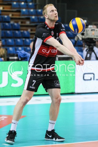  22.04.2018 RZESZOW<br />SIATKOWKA PLUSLIGA 2017/2018 MEN VOLLEYBALL POLAND POLISH PLUS LIGA LEAGUE SEASON 2017/2018<br />FAZA PLAY-OFF - CWIERCFINAL - 3. MECZ<br />MECZ ASSECO RESOVIA RZESZOW - INDYKPOL AZS OLSZTYN <br />N/Z JAKUB JAROSZ SYLWETKA <br /> 