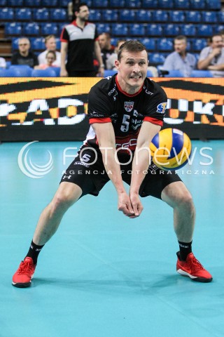  22.04.2018 RZESZOW<br />SIATKOWKA PLUSLIGA 2017/2018 MEN VOLLEYBALL POLAND POLISH PLUS LIGA LEAGUE SEASON 2017/2018<br />FAZA PLAY-OFF - CWIERCFINAL - 3. MECZ<br />MECZ ASSECO RESOVIA RZESZOW - INDYKPOL AZS OLSZTYN <br />N/Z LUKAS TICHACEK SYLWETKA <br /> 