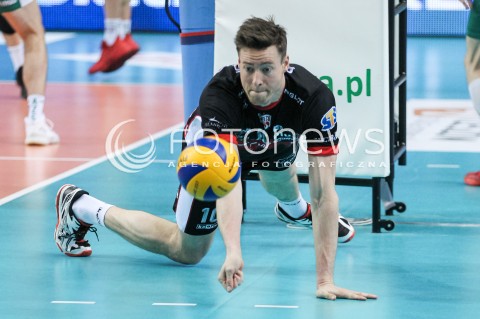  22.04.2018 RZESZOW<br />SIATKOWKA PLUSLIGA 2017/2018 MEN VOLLEYBALL POLAND POLISH PLUS LIGA LEAGUE SEASON 2017/2018<br />FAZA PLAY-OFF - CWIERCFINAL - 3. MECZ<br />MECZ ASSECO RESOVIA RZESZOW - INDYKPOL AZS OLSZTYN <br />N/Z JOCHEN SCHOPS SYLWETKA <br /> 