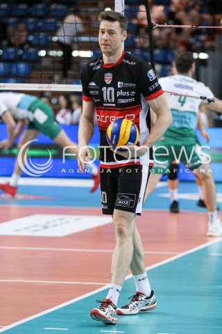  22.04.2018 RZESZOW<br />SIATKOWKA PLUSLIGA 2017/2018 MEN VOLLEYBALL POLAND POLISH PLUS LIGA LEAGUE SEASON 2017/2018<br />FAZA PLAY-OFF - CWIERCFINAL - 3. MECZ<br />MECZ ASSECO RESOVIA RZESZOW - INDYKPOL AZS OLSZTYN <br />N/Z JOCHEN SCHOPS SYLWETKA <br /> 