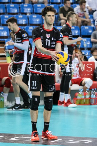  22.04.2018 RZESZOW<br />SIATKOWKA PLUSLIGA 2017/2018 MEN VOLLEYBALL POLAND POLISH PLUS LIGA LEAGUE SEASON 2017/2018<br />FAZA PLAY-OFF - CWIERCFINAL - 3. MECZ<br />MECZ ASSECO RESOVIA RZESZOW - INDYKPOL AZS OLSZTYN <br />N/Z ALEKSANDER SLIWKA SYLWETKA <br /> 