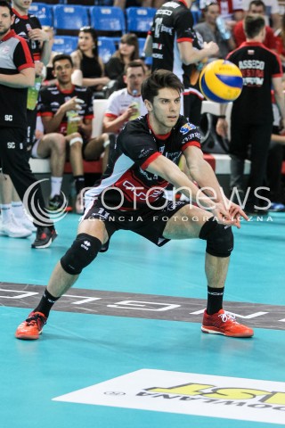  22.04.2018 RZESZOW<br />SIATKOWKA PLUSLIGA 2017/2018 MEN VOLLEYBALL POLAND POLISH PLUS LIGA LEAGUE SEASON 2017/2018<br />FAZA PLAY-OFF - CWIERCFINAL - 3. MECZ<br />MECZ ASSECO RESOVIA RZESZOW - INDYKPOL AZS OLSZTYN <br />N/Z ALEKSANDER SLIWKA SYLWETKA <br /> 