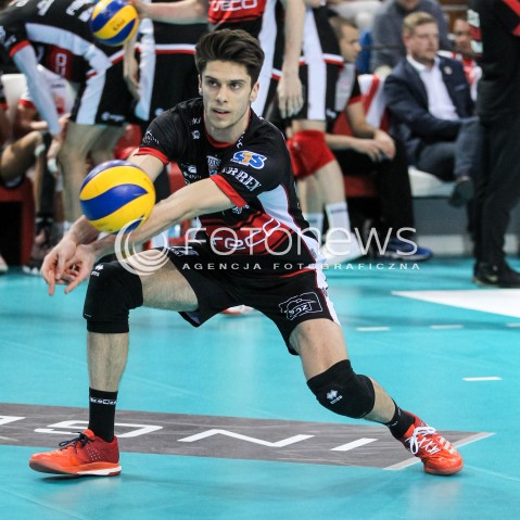  22.04.2018 RZESZOW<br />SIATKOWKA PLUSLIGA 2017/2018 MEN VOLLEYBALL POLAND POLISH PLUS LIGA LEAGUE SEASON 2017/2018<br />FAZA PLAY-OFF - CWIERCFINAL - 3. MECZ<br />MECZ ASSECO RESOVIA RZESZOW - INDYKPOL AZS OLSZTYN <br />N/Z ALEKSANDER SLIWKA SYLWETKA <br /> 