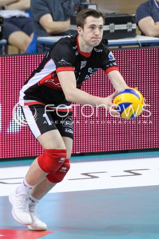  22.04.2018 RZESZOW<br />SIATKOWKA PLUSLIGA 2017/2018 MEN VOLLEYBALL POLAND POLISH PLUS LIGA LEAGUE SEASON 2017/2018<br />FAZA PLAY-OFF - CWIERCFINAL - 3. MECZ<br />MECZ ASSECO RESOVIA RZESZOW - INDYKPOL AZS OLSZTYN <br />N/Z MICHAL KEDZIERSKI SYLWETKA <br /> 