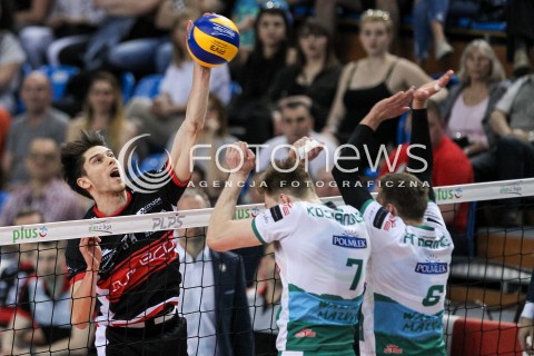  22.04.2018 RZESZOW<br />SIATKOWKA PLUSLIGA 2017/2018 MEN VOLLEYBALL POLAND POLISH PLUS LIGA LEAGUE SEASON 2017/2018<br />FAZA PLAY-OFF - CWIERCFINAL - 3. MECZ<br />MECZ ASSECO RESOVIA RZESZOW - INDYKPOL AZS OLSZTYN <br />N/Z ALEKSANDER SLIWKA <br /> 