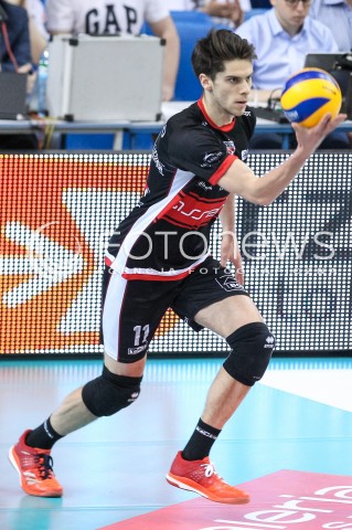  22.04.2018 RZESZOW<br />SIATKOWKA PLUSLIGA 2017/2018 MEN VOLLEYBALL POLAND POLISH PLUS LIGA LEAGUE SEASON 2017/2018<br />FAZA PLAY-OFF - CWIERCFINAL - 3. MECZ<br />MECZ ASSECO RESOVIA RZESZOW - INDYKPOL AZS OLSZTYN <br />N/Z ALEKSANDER SLIWKA SYLWETKA <br /> 