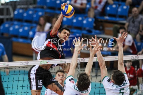  22.04.2018 RZESZOW<br />SIATKOWKA PLUSLIGA 2017/2018 MEN VOLLEYBALL POLAND POLISH PLUS LIGA LEAGUE SEASON 2017/2018<br />FAZA PLAY-OFF - CWIERCFINAL - 3. MECZ<br />MECZ ASSECO RESOVIA RZESZOW - INDYKPOL AZS OLSZTYN <br />N/Z BARTHELEMY CHINENYEZE <br /> 