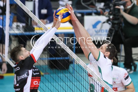  22.04.2018 RZESZOW<br />SIATKOWKA PLUSLIGA 2017/2018 MEN VOLLEYBALL POLAND POLISH PLUS LIGA LEAGUE SEASON 2017/2018<br />FAZA PLAY-OFF - CWIERCFINAL - 3. MECZ<br />MECZ ASSECO RESOVIA RZESZOW - INDYKPOL AZS OLSZTYN <br />N/Z DANIEL PLINSKI DAWID DRYJA <br /> 