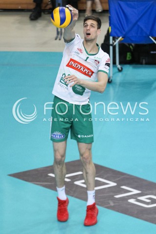  22.04.2018 RZESZOW<br />SIATKOWKA PLUSLIGA 2017/2018 MEN VOLLEYBALL POLAND POLISH PLUS LIGA LEAGUE SEASON 2017/2018<br />FAZA PLAY-OFF - CWIERCFINAL - 3. MECZ<br />MECZ ASSECO RESOVIA RZESZOW - INDYKPOL AZS OLSZTYN <br />N/Z MATEUSZ KANCZOK SYLWETKA <br /> 