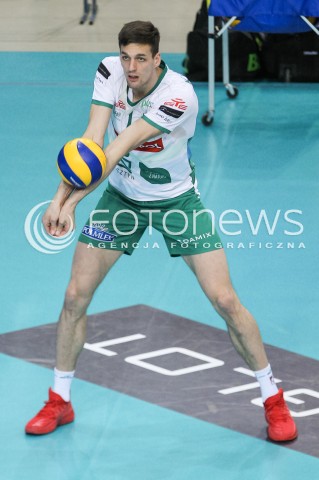  22.04.2018 RZESZOW<br />SIATKOWKA PLUSLIGA 2017/2018 MEN VOLLEYBALL POLAND POLISH PLUS LIGA LEAGUE SEASON 2017/2018<br />FAZA PLAY-OFF - CWIERCFINAL - 3. MECZ<br />MECZ ASSECO RESOVIA RZESZOW - INDYKPOL AZS OLSZTYN <br />N/Z MATEUSZ KANCZOK SYLWETKA <br /> 