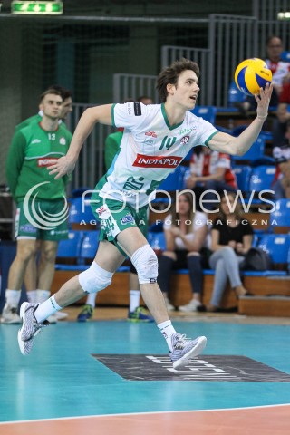  22.04.2018 RZESZOW<br />SIATKOWKA PLUSLIGA 2017/2018 MEN VOLLEYBALL POLAND POLISH PLUS LIGA LEAGUE SEASON 2017/2018<br />FAZA PLAY-OFF - CWIERCFINAL - 3. MECZ<br />MECZ ASSECO RESOVIA RZESZOW - INDYKPOL AZS OLSZTYN <br />N/Z TOMAS ROUSSEAUX SYLWETKA <br /> 