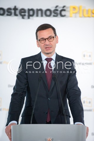  23.04.2018 WARSZAWA<br />KONFERENCJA PROGRAM DOSTEPNOSC PLUS 2018-2025<br />N/Z PREMIER MATEUSZ MORAWIECKI<br /> 