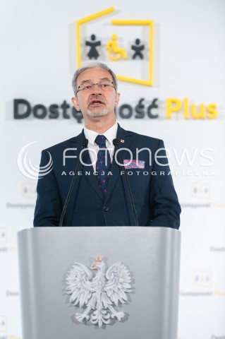  23.04.2018 WARSZAWA<br />KONFERENCJA PROGRAM DOSTEPNOSC PLUS 2018-2025<br />N/Z JERZY KWIECINSKI<br /> 