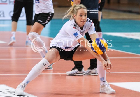  23.04.2018 RZESZOW <br />SIATKOWKA LIGA SIATKOWKI KOBIET LSK 2017/2018 WOMEN VOLLEYBALL POLAND POLISH LEAGUE <br />FAZA PLAYOFF - POLFINAL - 3. MECZ<br />MECZ DEVELOPRES SKYRES RZESZOW - LKS COMMERCECON LODZ <br />N/Z HELENE ROUSSEAUX SYLWETKA <br /> 