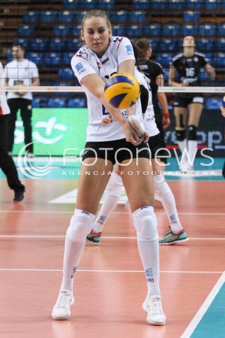  23.04.2018 RZESZOW <br />SIATKOWKA LIGA SIATKOWKI KOBIET LSK 2017/2018 WOMEN VOLLEYBALL POLAND POLISH LEAGUE <br />FAZA PLAYOFF - POLFINAL - 3. MECZ<br />MECZ DEVELOPRES SKYRES RZESZOW - LKS COMMERCECON LODZ <br />N/Z ADELA HELIC SYLWETKA <br /> 